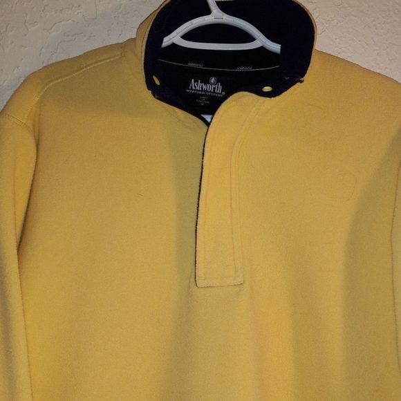 Vintage Ashworth Weather Systems Yellow Pullover - Picture 2 of 7